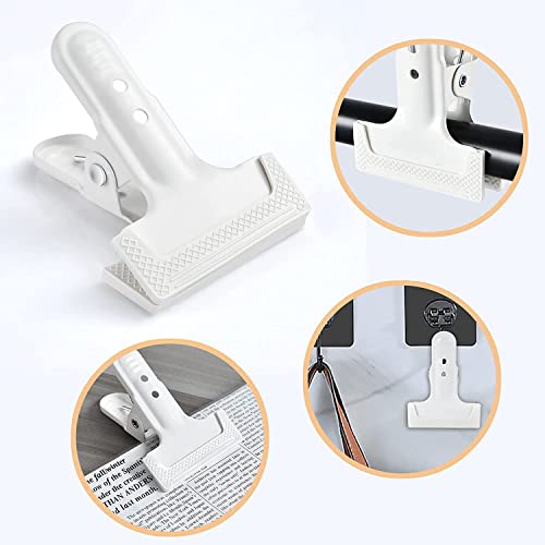 Backdrop Spring Clamps 6 Pack Large Heavy Duty Photography Backdrop 4" Clips for Background Backdrops Stand, Woodworking, Home Improvement (White)