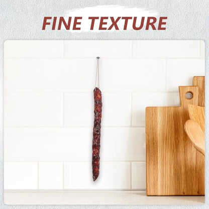 Fake Sausage Prop for Food Photography, Red Molded Cured Meat Model, Asian Delicacy Styling Prop for Restaurant Shop Layout Photography