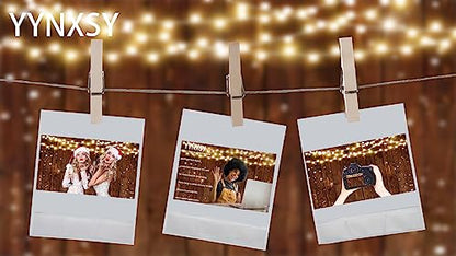 YYNXSY Rustic Glitter Wood Photography Backdrop for Wedding Party Banner Birthday Bridal Shower I Do BBQ Baby Shower Background Photo Booth 7x5FT YY-517 - size: 7X5FT