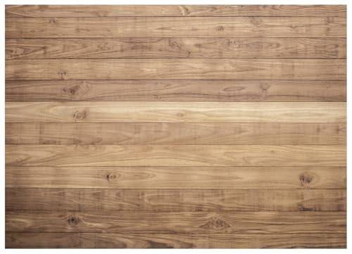 Natural Light Brown Wood Plank Photography Backdrop Realistic Wooden Texture Photo Background for Portrait Product, Studio DIY Projects 7x5FT 11789