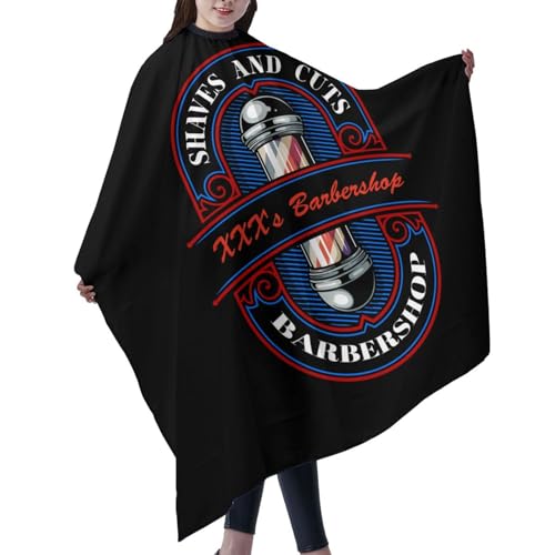 Custom Barber Cape, Personalized Haircut Salon Cape for Men - color: S-barber1