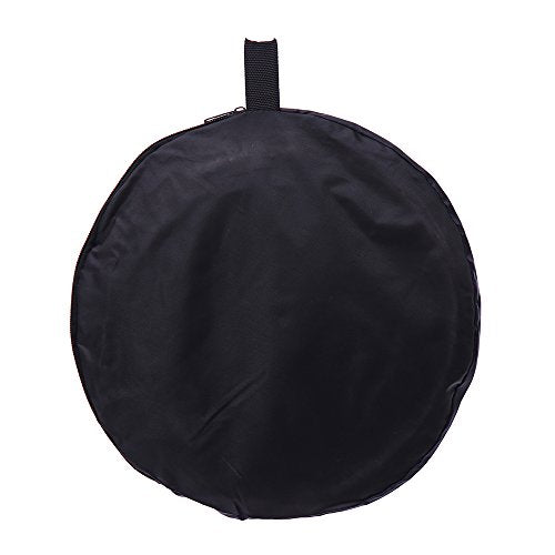 43"/110cm 5-in-1 Light Reflector for Photography Collapsible Multi-Disc Round with Bag - Translucent, Gold, Silver, Black and White for Studio Photography Lighting and Outdoor Lighting - size: 43inch 5in1