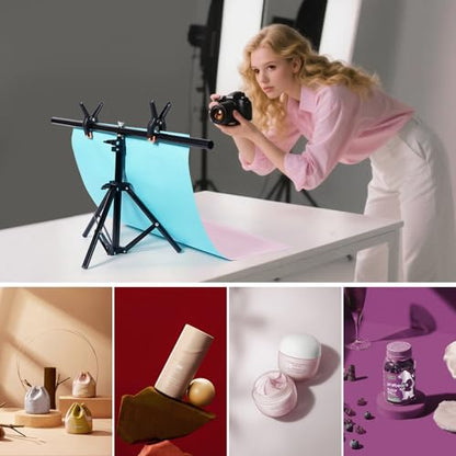 18 Colors Photography Backdrops Small Product Background - Tabletop Photo Shoot for Jewelry Cosmetics Food(19.7 * 27.6 Inch)