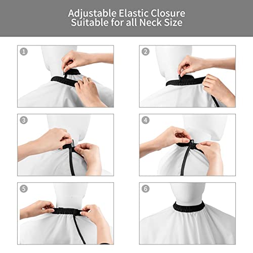 Custom Barber Cape, Personalized Haircut Salon Cape for Men - color: Barber-salon 1
