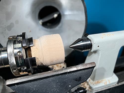 Wood Lathe Carbide Tipped Live Center, 2MT Morse Taper Shank, 8mm Carbide Tip with 60 Degree Point