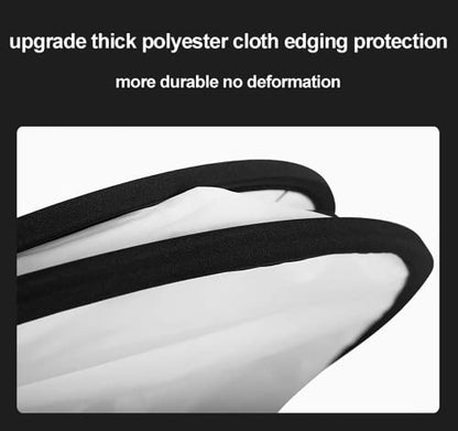 Selens Soft White Diffuser Foldable Light Diffuser Light Diffusion Panel with Carry Bag, Diffuser Fabric Light Modifier for TV Production Video Studio Photography Interview Portrait Shots -31x47in… - size: 31x47inch/80x120cm with carrying bag