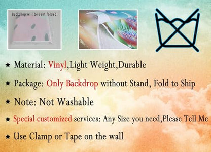 Fantasy Rural Green Cabin Backdrop Birthday Party Banner Background Baby Shower Photography Seamless Vinyl Photo Studio Prop PGT546M 5x3ft - size: 5'X3'