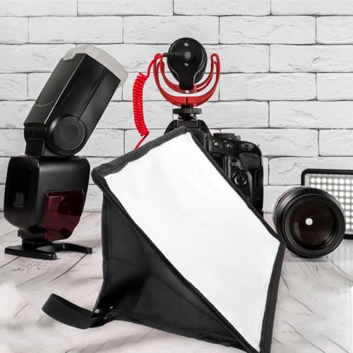 Portable Universal Camera Flash Softbox Diffuser 20x30cm Soft Light Cover for DSLR Speedlight Photography Lighting