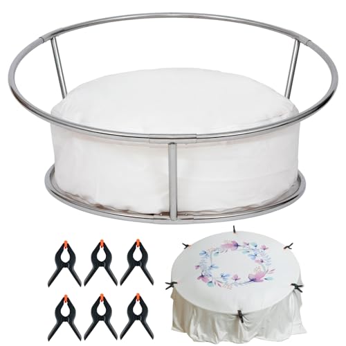 Newborn Photography Props Newborn Posing Table with Beanbag(Unfilled),6 Clips Baby Photoshoot Stand Infant Backdrop Support Stand for Travelling Newborn Photographers/Starter Photo Studio Accessories - size: Stand with Beanbag,6 Clamps