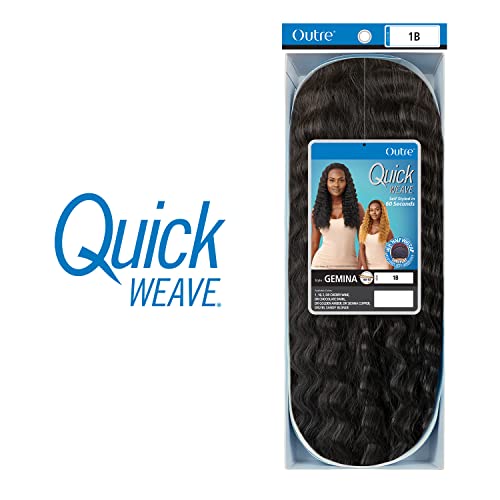 Outre Quick Weave Half Wig Cap Lays Flat Wig GEMINA (DRCHOSWI)