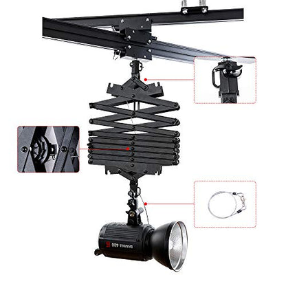 2M Pantograph for Studio Ceiling Rail System Ceiling Mounting Rail System Accessories(Pantograph) - size: Pantograph