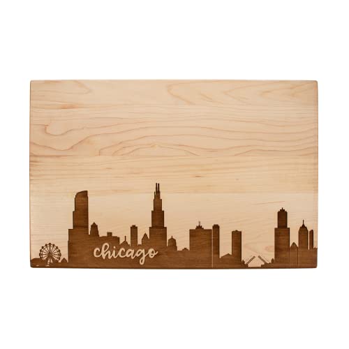 Chicago Cutting Board (Large, Maple) - color: Maple (Lighter), size: Large - 10.5" x 16" x 3/4"