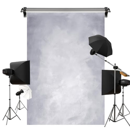 Kate 6.5x10ft/2x3m Fleece Backdrop Silver Texture Portrait Photo Background Photography Studio Props
