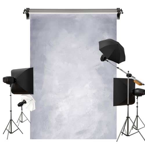Kate 6.5x10ft/2x3m Fleece Backdrop Silver Texture Portrait Photo Background Photography Studio Props