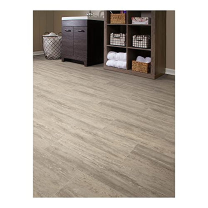 Mohawk Elite Mincle Grey Stone 8'6" W x 12' L Cut Sheet Vinyl Roll - color: Mincle Grey Stone, size: 8'6" W x 12' L