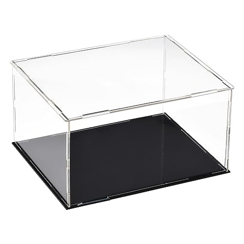 uxcell Acrylic Clear Display Case Box Dustproof Protection Showcase Cube Collectibles Show Box 9.8x7.9x5.9inch - size: 9.8x7.9x5.9 inch