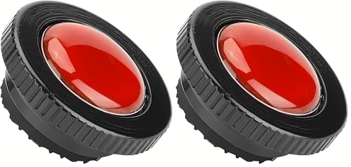 Acouto for Manfrotto Quick Release Plate Mini Aluminium Alloy Camera Round Quick Release Plate Head 1/4 inch Screw for Manfrotto Compact Action Tripod Mounts Clamps Red Replacement (Pack of 2) - size: Red (Pack of 2)