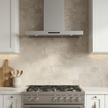 10 Sheet Stone Beige Peel and Stick Backsplash, 12’’Luxury Ceramic Look Self Stick Subway Tiles, Waterproof Peel and Stick Wall Tiles for Kitchen and Bathrrom - color: Stone Beige