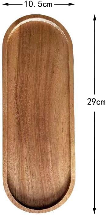 Linwnil 8Pack Wood Serving Trays 11.5x4 Inch Charcuterie Boards Oval Wooden Plates Wood Serving Platter Cheese Dinner Plates Bulk for Dessert Snack Bread Fruit Appetizer Dishes - size: 11.5" x 4"_8 Pack