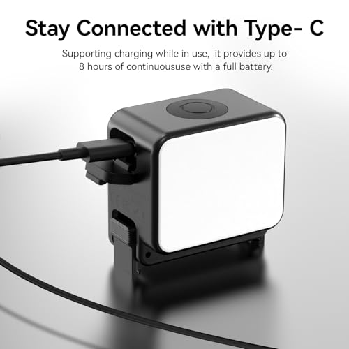 ULANZI LM18 2-Pack Vlogging Light Mini LED Action Camera Video Light Magnetic Photography Fill Lighting for DJI Osmo Action 3/4 Camera Cage Accessories and Ulanzi PK-06 Pocket 3/4 Expansion Adapter - size: 2 Pcs- for Dji Action 5/4/3 & Pocket 3