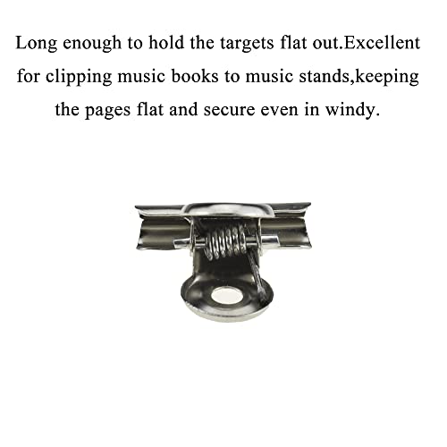 HAHIYO 0.87inch Silver Bulldog Clips Metal File Hinge Binder Clips Clamps Save Space Strong Spring Jaws Rock Solid Grip Book Lay Flat Deburred Edge for Hang Photos Wall Grid Dog Food 30PCS - size: Silver-0.87in-30p