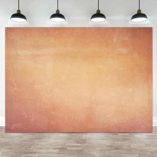 5x3ft Vintage Terracotta Texture Backdrop for Photography Warm Peach Orange Abstract Background for Photoshoot Portrait Product Wedding Boho Aesthetic Banner for Studio and Home Use - color: color 14, size: 5x3ft