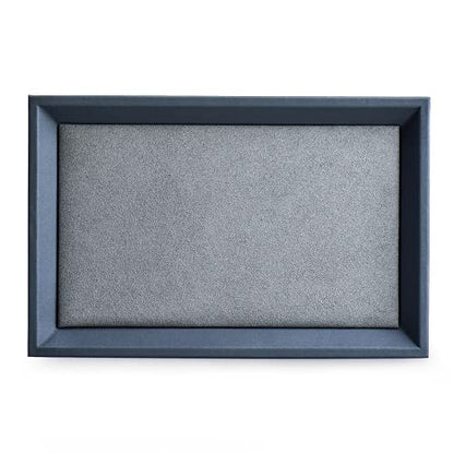 Oirlv Premium Leather Flat Jewelry Tray Jewelry Display Organizer,Valet Tray for Nightstand or Dresser Organizer(Small) - size: Small