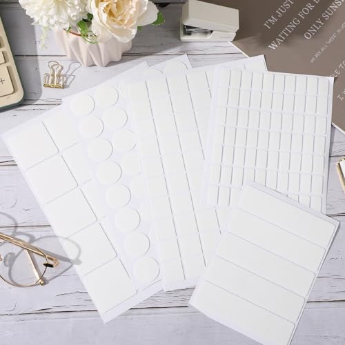 JANYUN 140 Pcs Double Sided Sticky Dots Removable Round Putty Clear Double Sided Tape for Crafts No Trace Sticky Tack Adhesive Tape (35 mm) - size: 1.38" Round