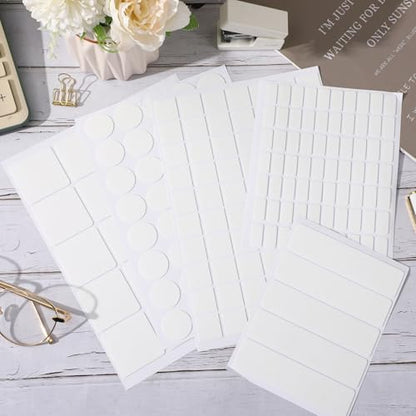 JANYUN 140 Pcs Double Sided Sticky Dots Removable Round Putty Clear Double Sided Tape for Crafts No Trace Sticky Tack Adhesive Tape (35 mm) - size: 1.38" Round