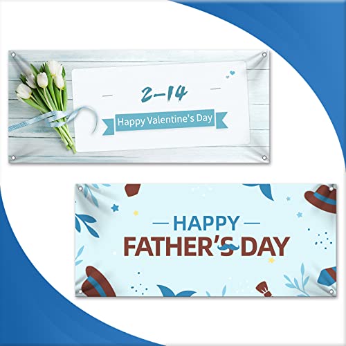 Custom Vinyl Banners and Signs Customize for Outdoor Indoor, Customize Photo Logo Text Banner Decoration Backdrop for Business Party Birthday Graduation Wedding Event (2'x4')