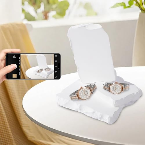 3pcs Irregular Gypsum Backdrops, 12×20 in Flat-Lay Background Props for Product Photo, Matte Fake Wall Texture, Instagram Flatlay Board, Small Still-Life Table Top, Lightweight PVC