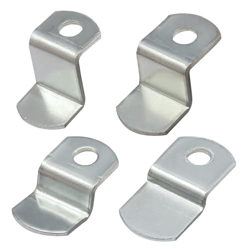 20Pcs Offset Canvas Clips, Assorted Picture Framing Heavy Duty Photo Frame, Silver Painting Clamps for Art Display/Photographers(1/8"、1/4"、3/8"、1/2")