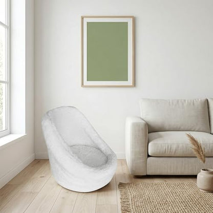 DOITOOL Newborn Chair for Photoshoot, White Baby Photography Props Mini Sofa Newborn Posing Seat Infant Studio Couch Toddler Picture Accessories