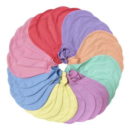 50 Pack Pastel Balloons 24 inch Multicolor Macaron Balloon for Valentine's Day Girls Birthday Baby Shower Easter Party Decoration - color: Multi Color Pastel, size: 24 Inch