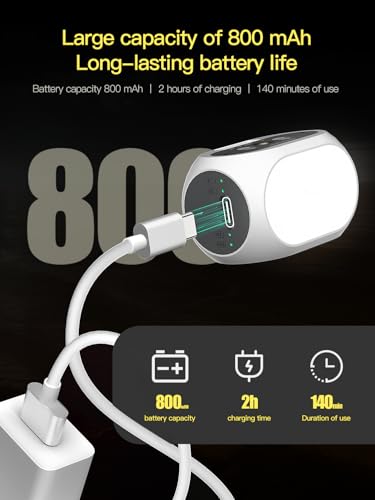 Magnetic Light for DJI Gimbal Small Video Light for Gimbal - USB-C Rechargeable, 3 Modes, 10 Brightness Levels, Compact DJI Light Attachment