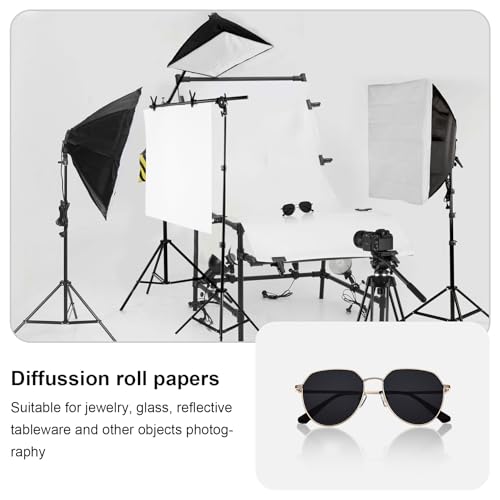 Selens 8pcs Diffusion Film Filter Sheet 15.7x19.6 inches LED Light Diffusion Paper Soften Light for Led Flash Strobe Light
