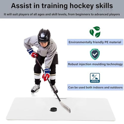 Hockey Shooting Pad Ice Hockey Training Equipment, Use Training Aid for Shooting, Passing & Stickhandling, Portable and Convenient