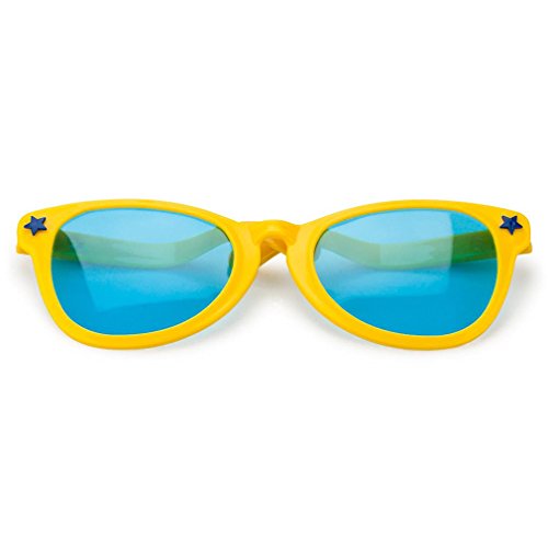 Pudgy Pedro's Jumbo Party Sunglasses | Novelty Shades Perfect for Birthdays, Theme Parties, Weddings | Giant Glasses - color: Yellow
