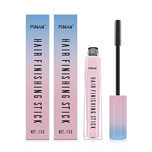 FUNAN Hair Finishing Stick 2 Pack, Flyaway Feel Stick Hair, Small Broken Hairs Finishing Cream, Non-Greasy and Non-Sticky - size: 0.53 Ounce (Pack of 2)