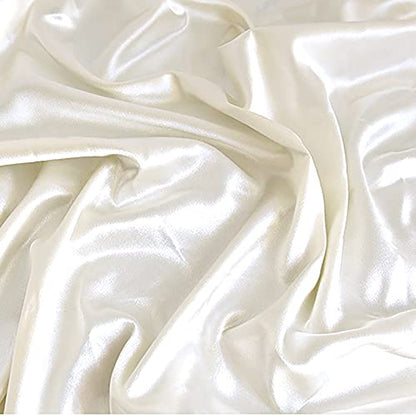 Satin Photography Background Silk, Glossy Fabric Cloth Backdrops for Goods, Crafts, Jewelry, Cosmetics, Food Photoshoot and Flat Lay (White, 4.9×3.3ft/150×100cm) - color: White, size: 150 × 100 cm