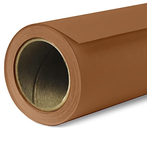 Savage Seamless Paper Photography Backdrop - Color #80 Cocoa, Size 26 Inches Wide x 36 Feet Long, Backdrop for Tabletop Product Photography and Crafting - Made in USA - color: Cocoa, size: 26 in x 36 ft