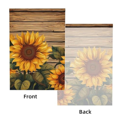 Paint Wooden Board Sunflower Backdrop Background for Photography 5x7ft Photobooth Professional Photo Backdrop Curtains Video Photography Studio Photo Backgrounds Banner Booth Background Screen Parties - color: Paint Wooden Board Sunflower