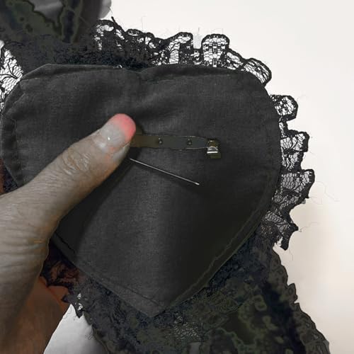 Rabbits Ears Hairband Photo Props Easter Hair Hoop Hairband Party Headpiece Fun Headbands for Music Festival - color: Wine Red & Black Lace