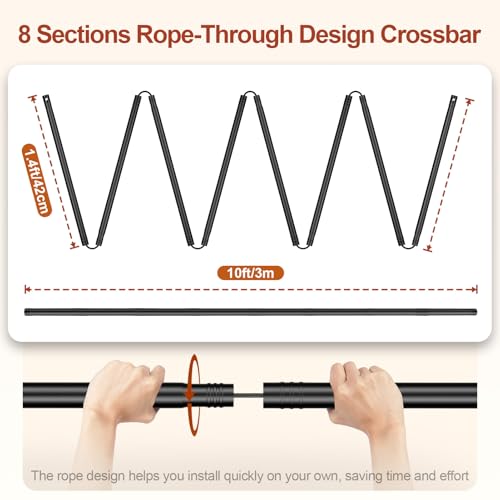 Backdrop Stand 10x8.5ft(WxH), Photo Studio Adjustable Background Stand Support System Kit with 8 Crossbars, 8 Clamps and Carrying Bag for Parties, Wedding, Photography, Decoration - size: 8.5x10ft
