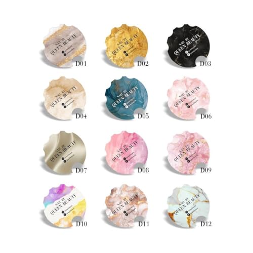 Personalised Manicurist Dics, 4'' Disc for Nail Artist Gifts, Nail Advertising Tool, Nail Plate Photo Prop, Customized Acrylic Photo Prop for Nail Salons and Nail Artist (Style 23) - color: Style 23