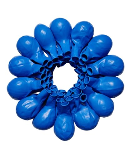 90 Pack Blue Balloons 18 Inch Blue Latex Big Balloons for Party Decorations and Events - color: Blue, size: 18 inch