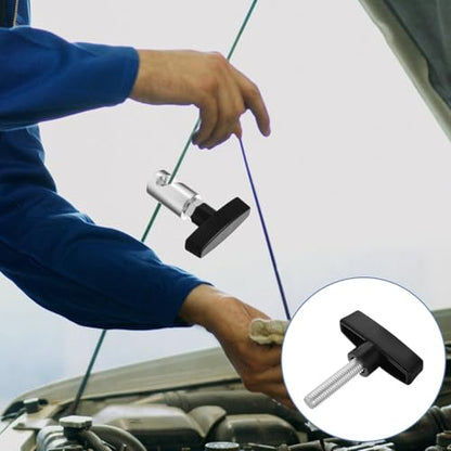 LIFKOME Car Hood Prop Rod Holder Clamp, Lift Support Struts Clamp Tool for Automotive Hood and Trunk, Aluminum Anti-slip Gas Lift Rod Support for Hatch and Liftgate Repair