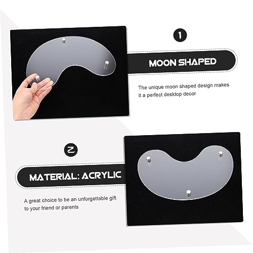 1pc Moon Platter Fruit Serving Plate Acrylic Tiered Tray Table Decor Photography Prop