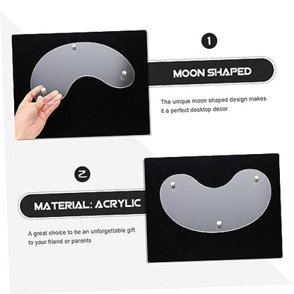 1pc Moon Platter Fruit Serving Plate Acrylic Tiered Tray Table Decor Photography Prop