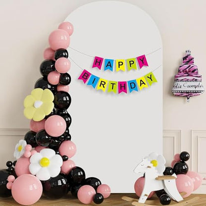 6.6FT Wedding Arch Cover Spandex Fitted Wedding Arch Stand Covers Round Top Chiara Arch Backdrop Cover for Birthday Party Ceremony Banquet Decoration White（Only Cover） - size: 6.6ft Cover